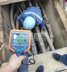 彭市镇管线探测